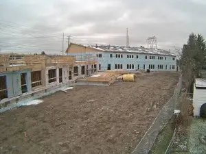 The Brimley Road site under construction as of Jan. 9. Photo by Habitat for Humanity GTA,