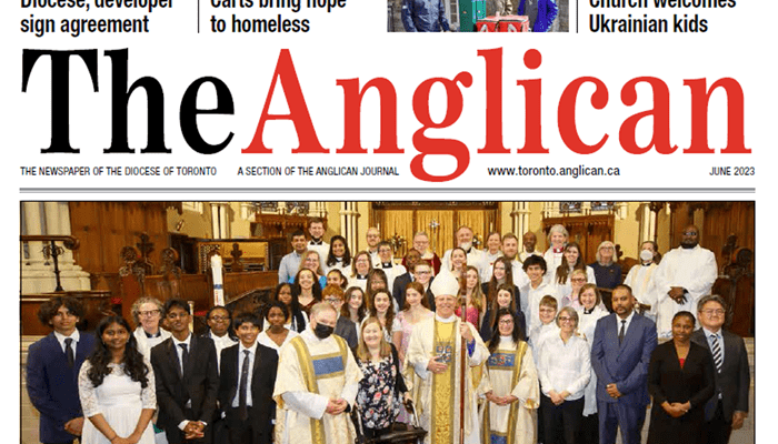 Front cover of the June 2023 issue of The Anglican
