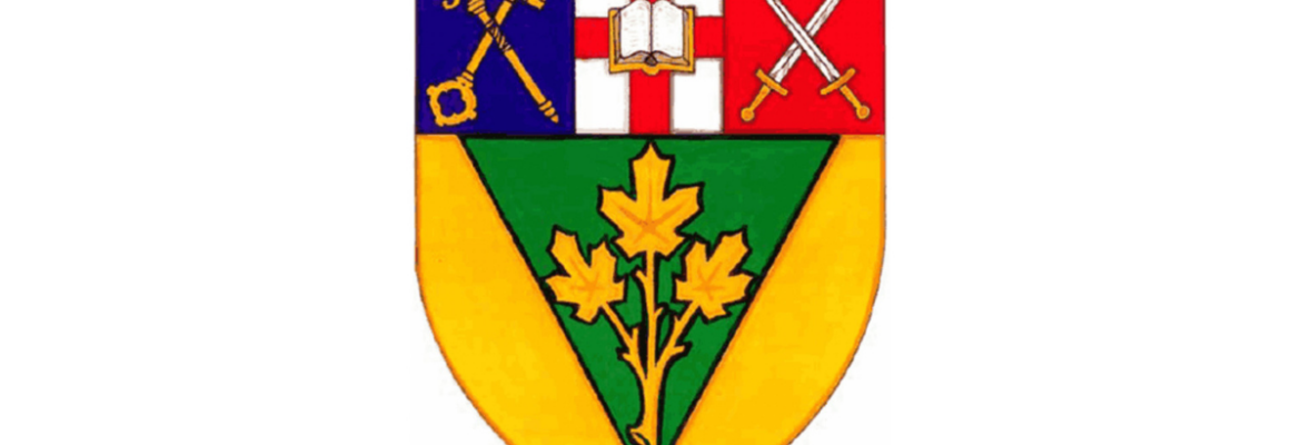 Shield of the ecclesiastical province of Ontario.