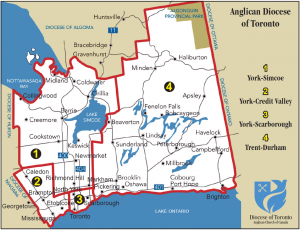 Map of the Diocese