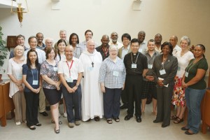 Anglicans from Jamaica and Hong Kong meet Canadian Anglicans at the Indaba Encounter, Toronto, Canada.
