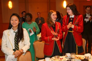 Students enjoy the festivities.