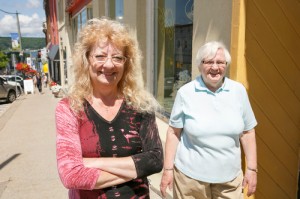 Sue Savage and June Marion are meeting the needs of marginalized people in Penetanguishene. Photo by Michael Hudson