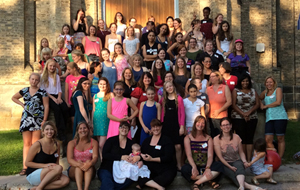 Current and former choristers gather for the 40th anniversary of the Toronto Diocesan Choir School for Girls. 