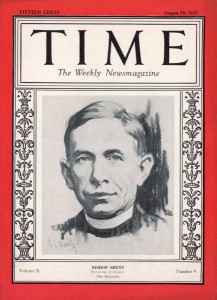 Bishop Brent on the cover of TIME magazine.