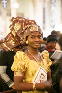 Rachel Omologe of St. Stephen, Downsview, attends the 20th black heritage service. Photos by Michael Hudson