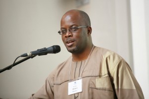 The Rev. Robert Sihubwa speaks about the new award for youth work. Photos by Michael Hudson