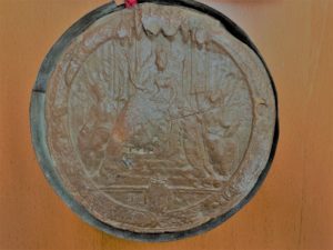 Royal great seal in red wax