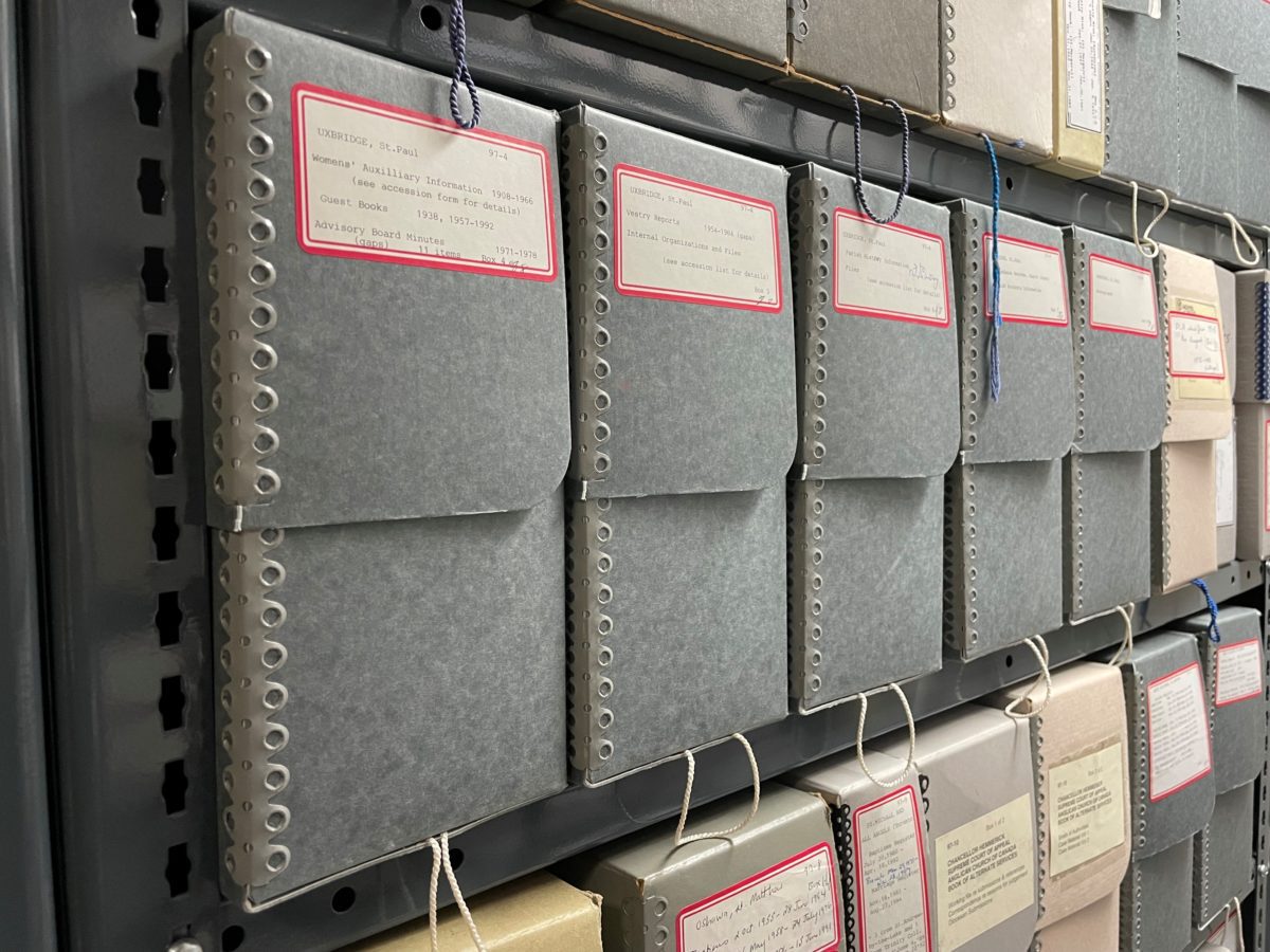 Archives & Conservation Introduction The Diocese of Toronto